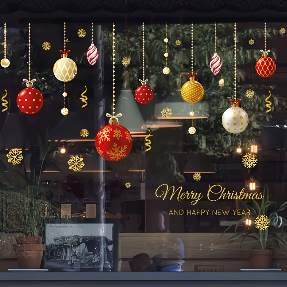 Snowflake Window Decal - 1 adesivo riutilizzabile per finestre -