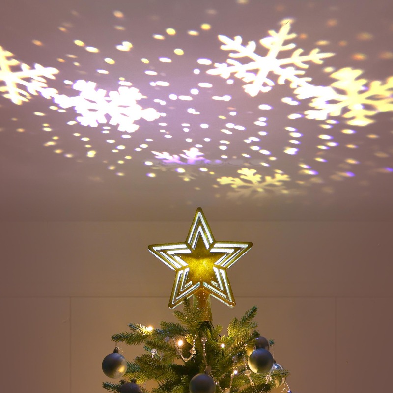 Star Tree Topper - Proiezione a LED per albero Topper