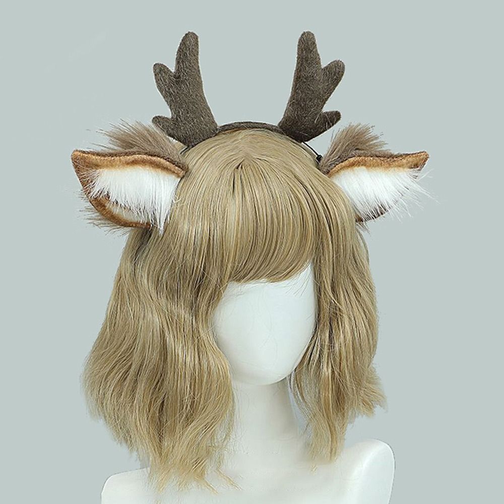 Reindeer Antlers Headband - Orecchie di cervo unisex Corna di