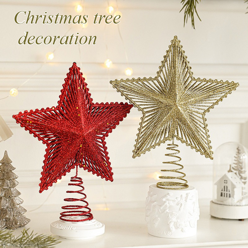 Star Tree Topper - 1 Pezzo Stella Decorativa per Albero