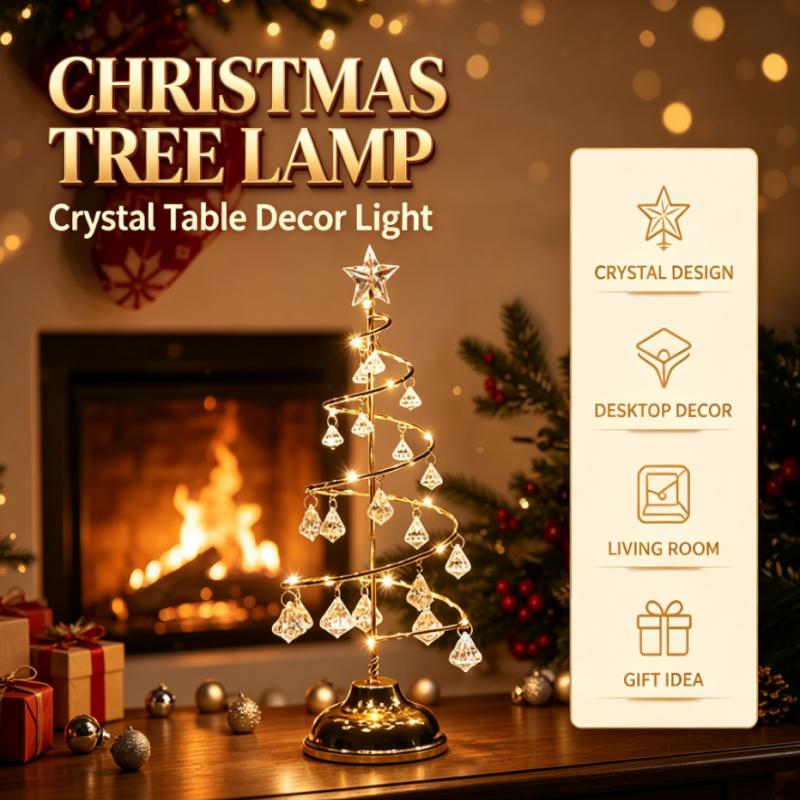 Star Tree Topper - Lampada da Tavolo a Forma di