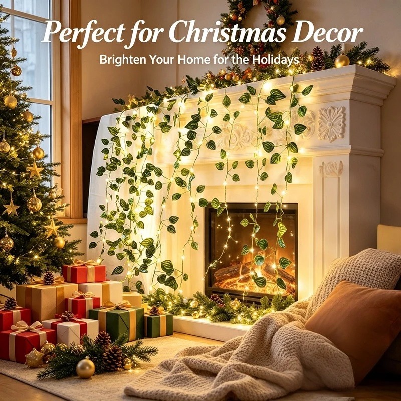 Luci a stringa LED con foglie  - Led Fairy String Lights recensione e prezzo