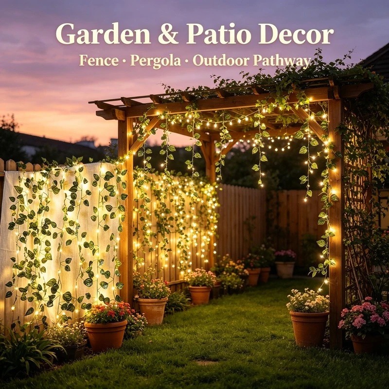 Luci a stringa LED con foglie  - Led Fairy String Lights recensione e prezzo