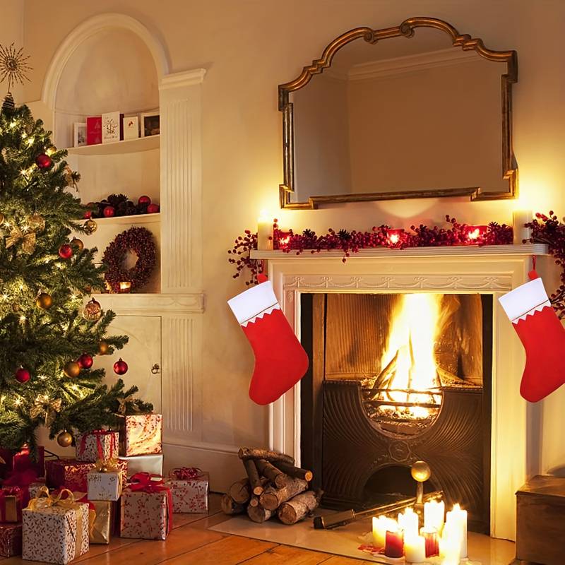 1/3/6 calze natalizie, decoraz - Christmas Stocking Hanging recensione e prezzo
