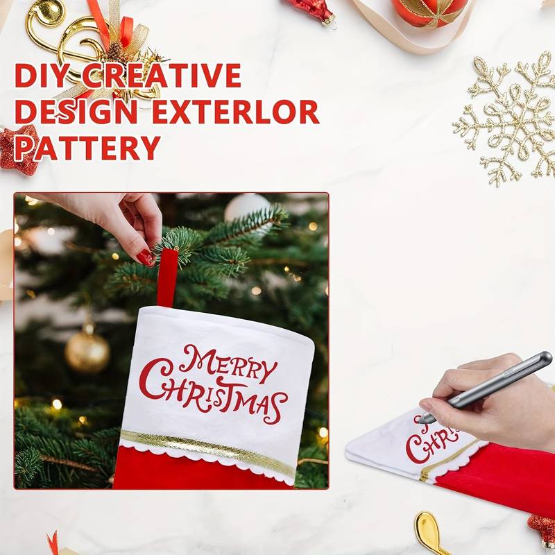 1/3/6 calze natalizie, decoraz - Christmas Stocking Hanging recensione e prezzo