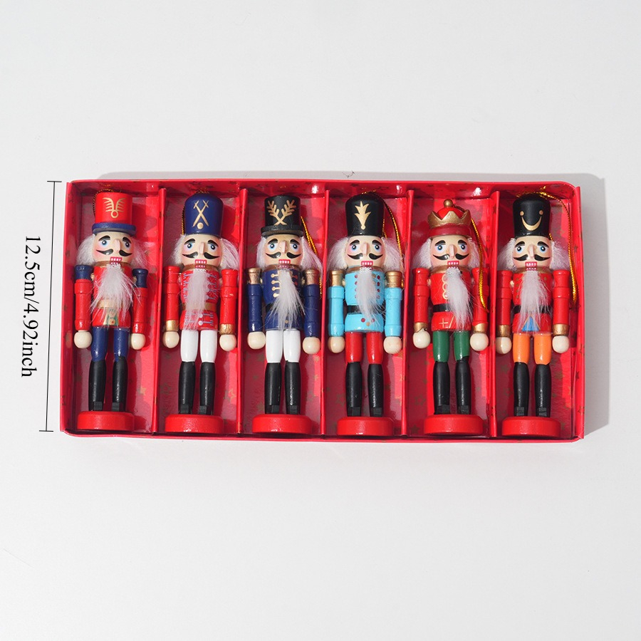 6 pezzi di pendenti natalizi a - Nutcracker Figurine recensione e prezzo
