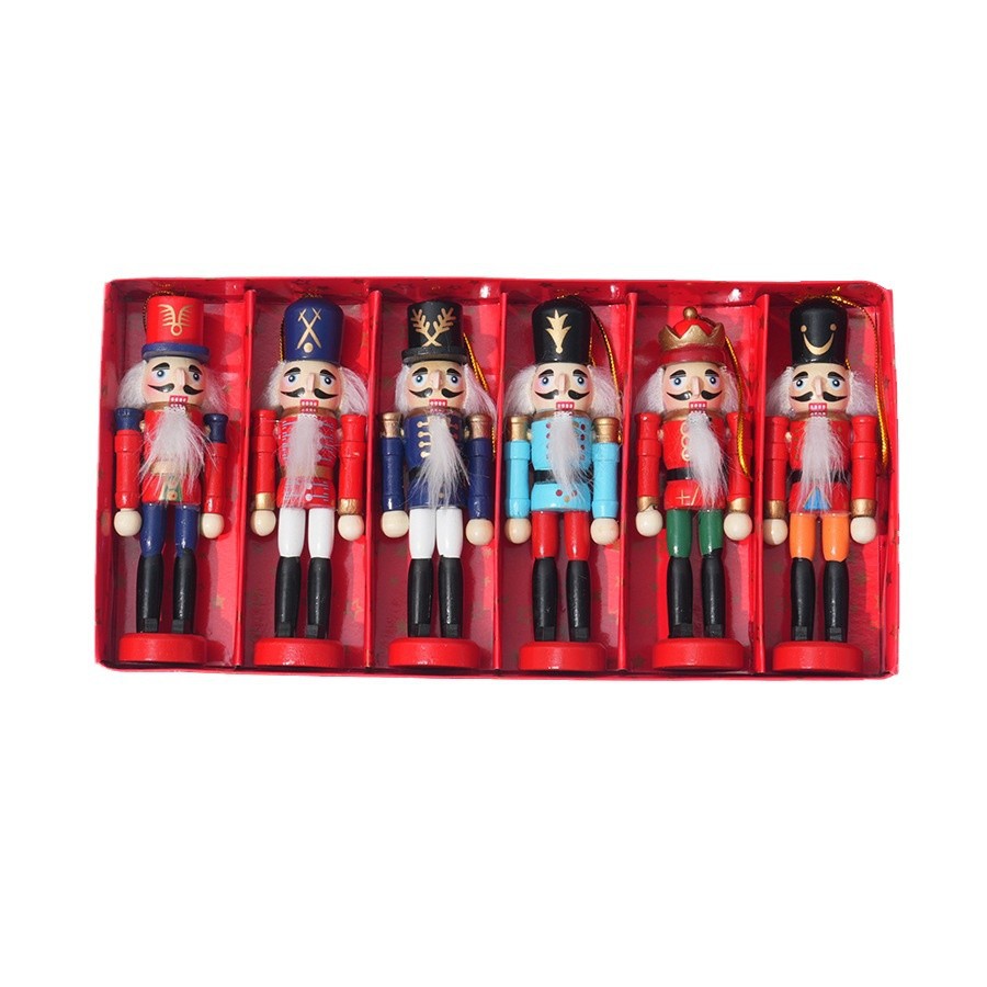 6 pezzi di pendenti natalizi a - Nutcracker Figurine recensione e prezzo