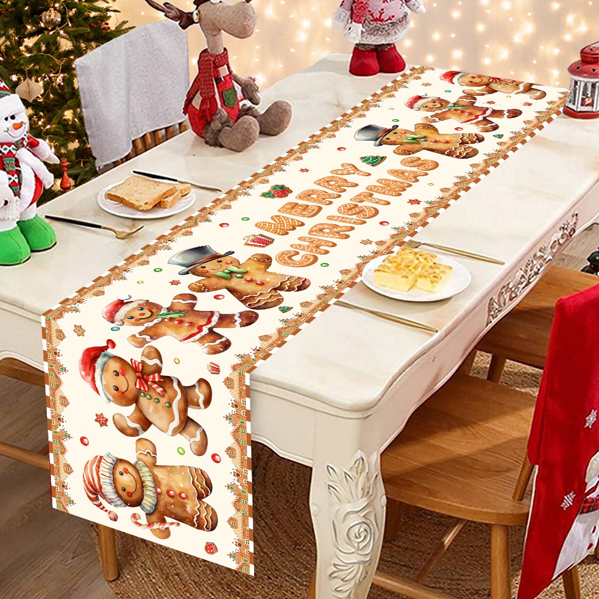Natale babbo natale poliestere - Christmas Table Runner recensione e prezzo