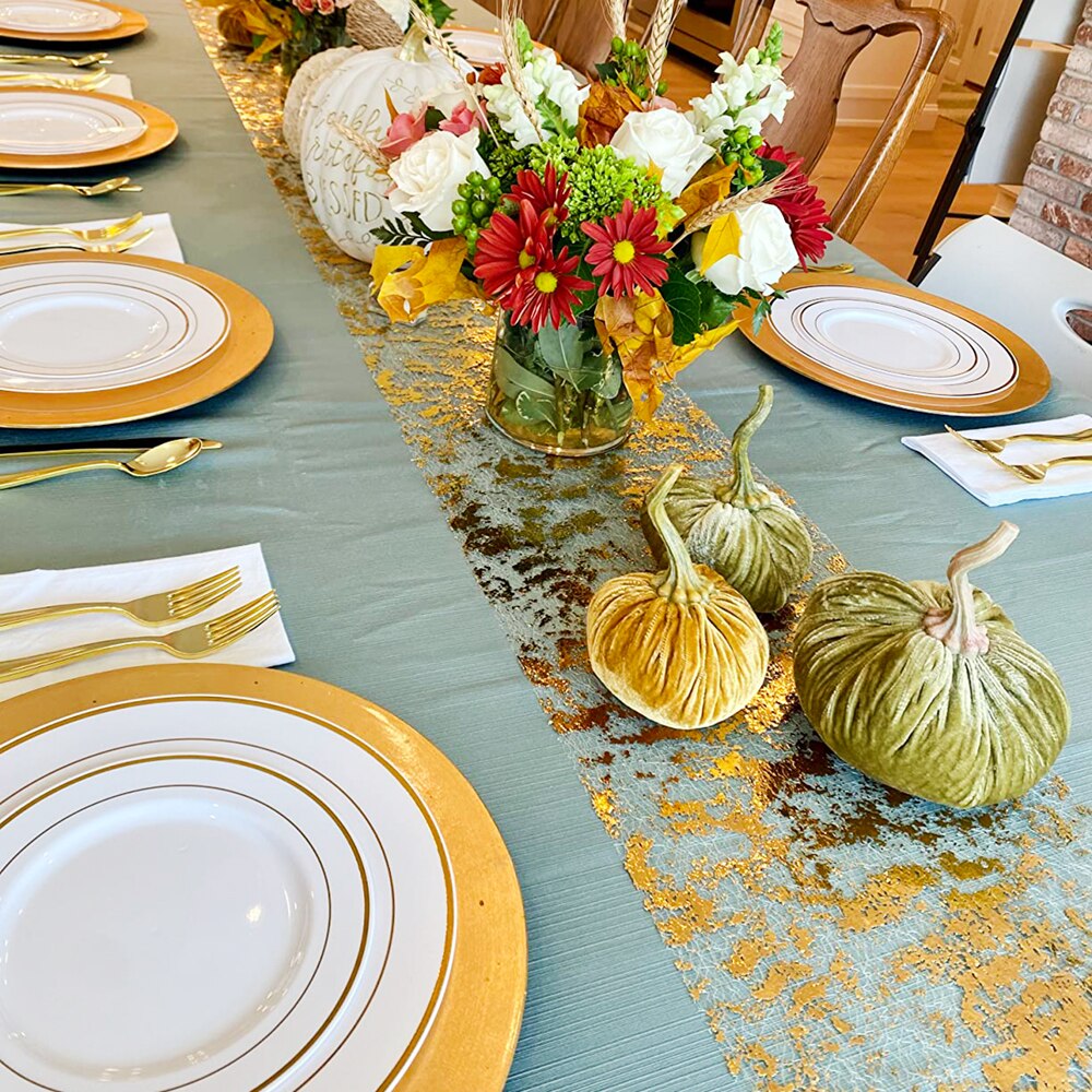 Sparkle Metallic Gold Thin run - Christmas Table Runner recensione e prezzo