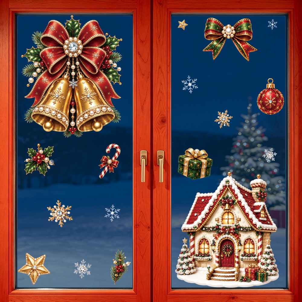 Adesivi per Finestre di Natale - Snowflake Window Decal recensione e prezzo