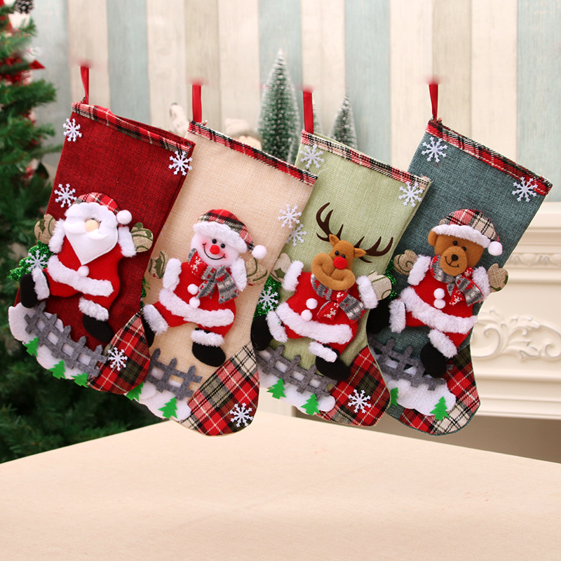 Calze natalizie grandi da 31 c - Christmas Stocking Hanging recensione e prezzo