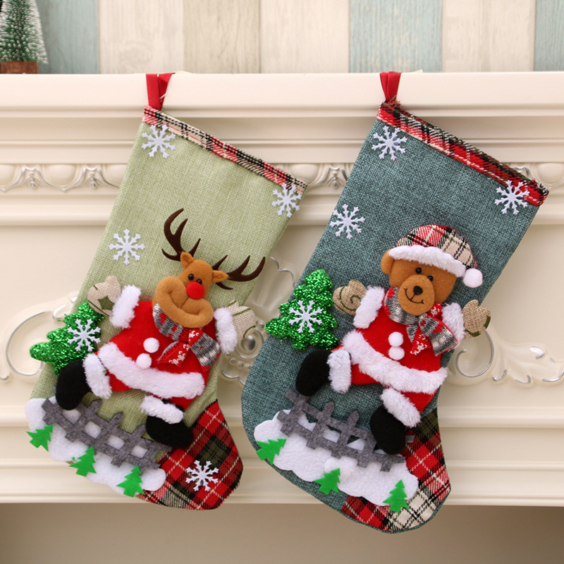 Calze natalizie grandi da 31 c - Christmas Stocking Hanging recensione e prezzo