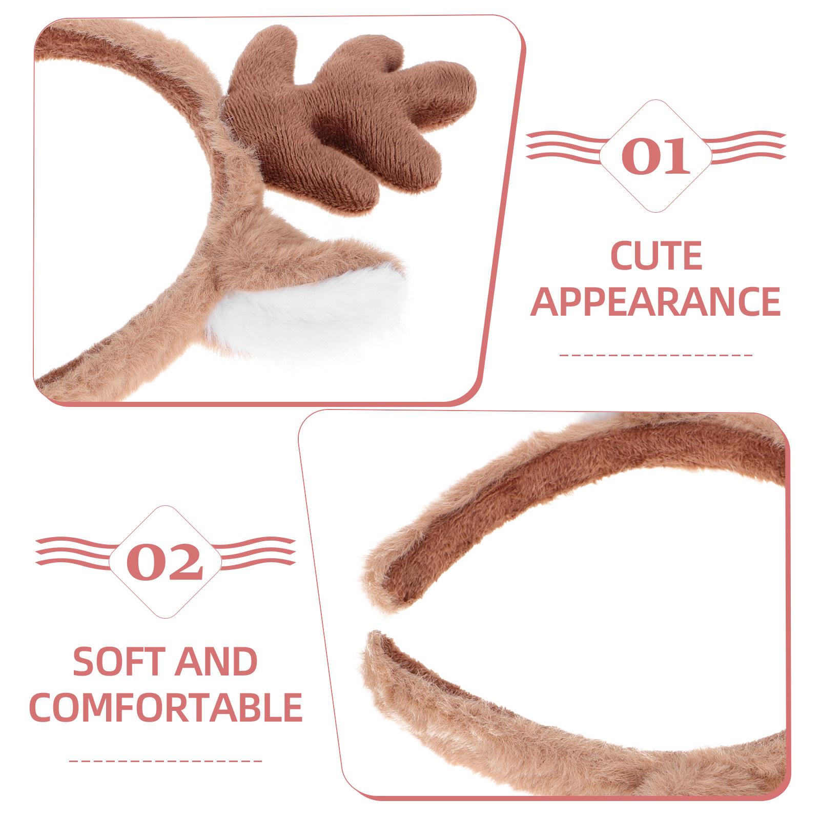 Cerchietto Natalizio con Corna - Reindeer Antlers Headband recensione e prezzo