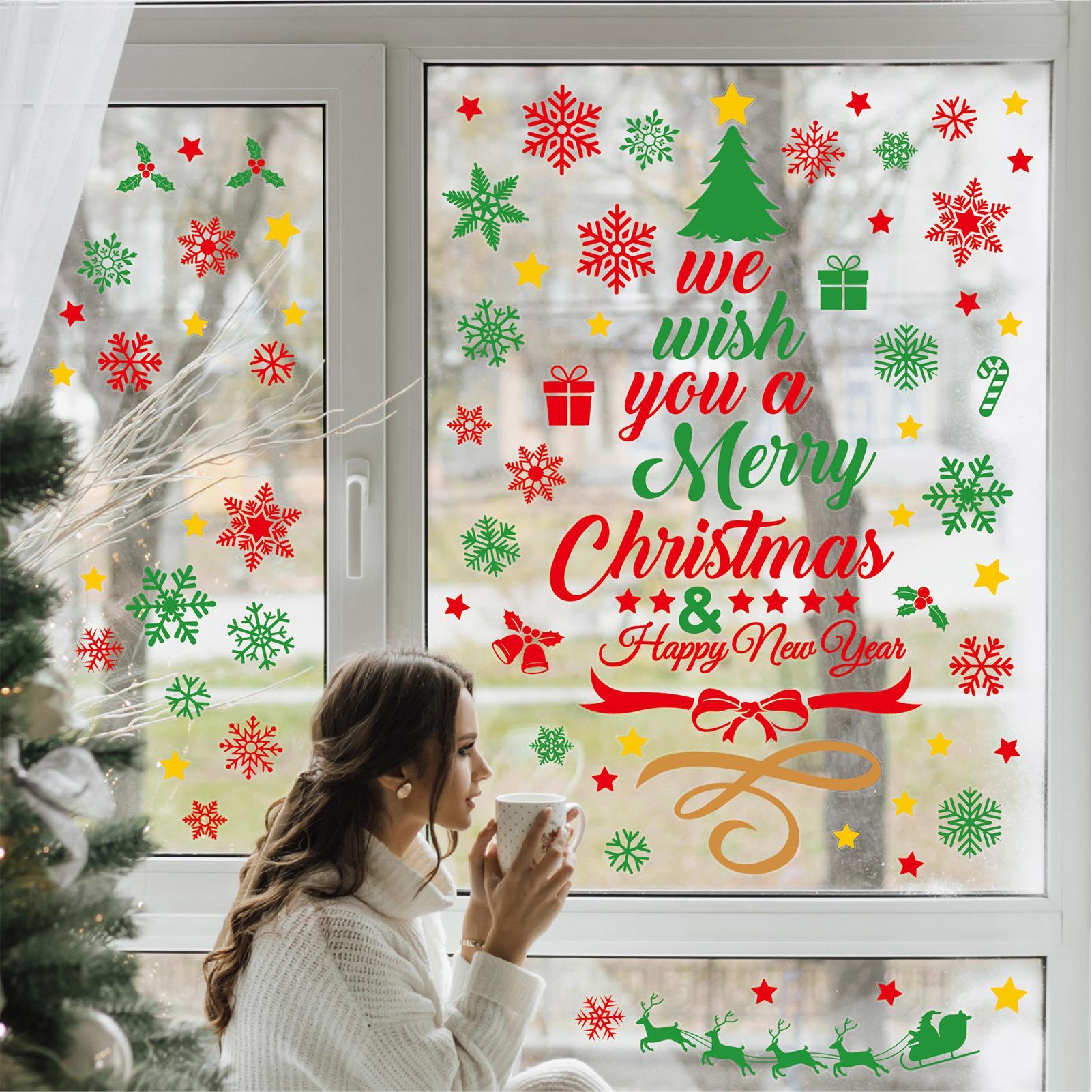 3 Pezzi Adesivi murali nataliz - Snowflake Window Decal recensione e prezzo